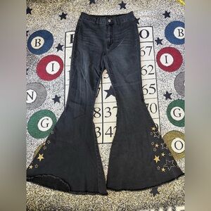 Peach Love Super Flared Pants Size Medium